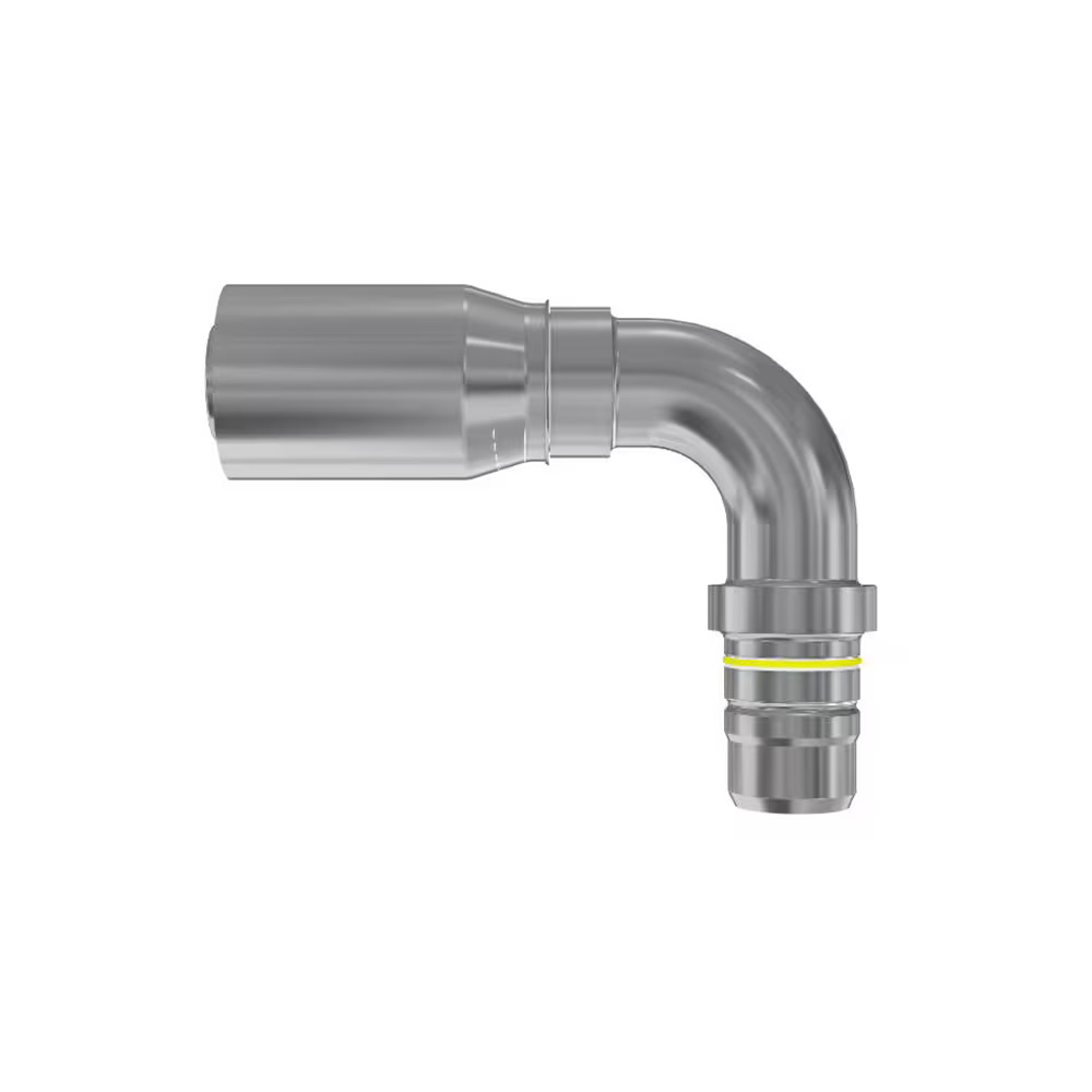 Global Fittings - 56 Series - Metric Elbow 90° Male “UPTC” Quick Connect Male UPTC Quick Connect - 90° Elbow