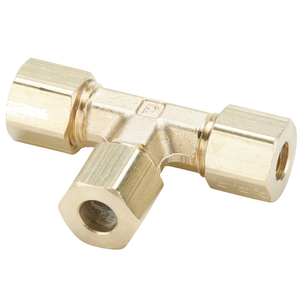 Inch Brass Compression Fittings Tee Compression 5/8"