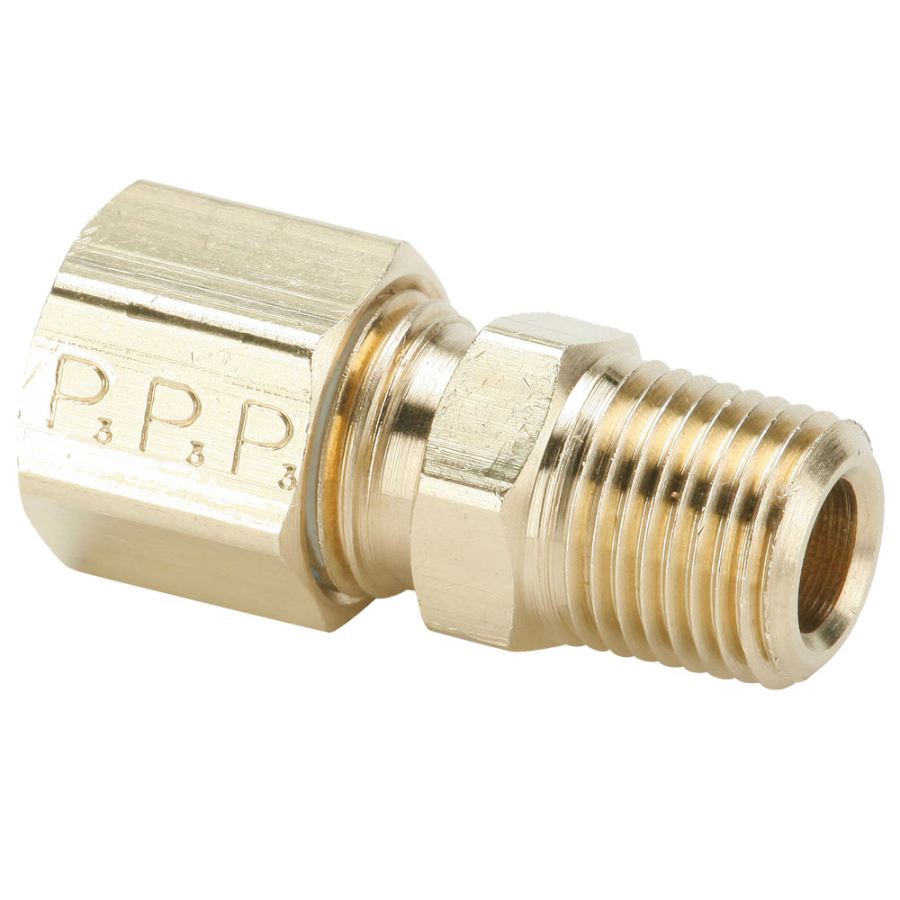 Inch Brass Compression Fittings Connector Compression 1/8"