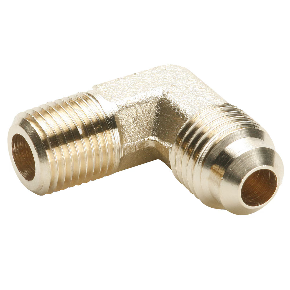Brass 45° Flare Fittings 90° Forged Elbow Flare to Pipe Flare Male Pipe NA