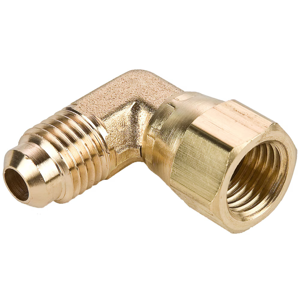 Brass 45° Flare Fittings 90° Swivel Elbow Flare to Female Flare Swivel Flare NPT Swivel Nut NA