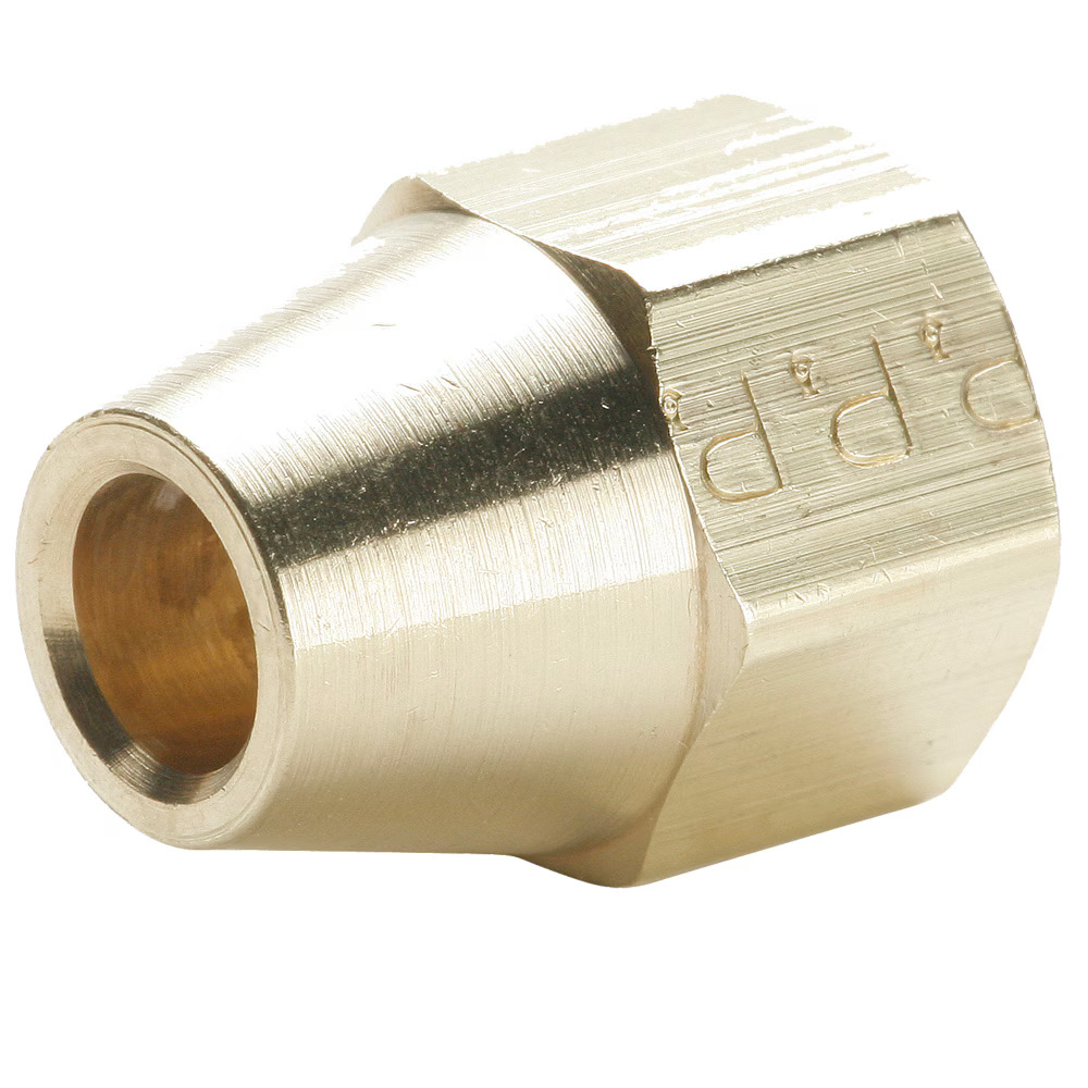 Brass 45° Flare Fittings Short Extruded Nut Flare Flare NA NA