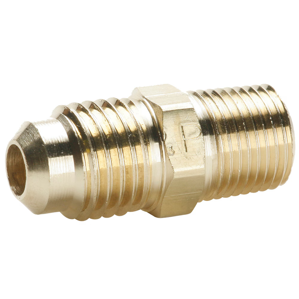 Brass 45° Flare Fittings Connector Flare to Pipe Flare Male Pipe NA
