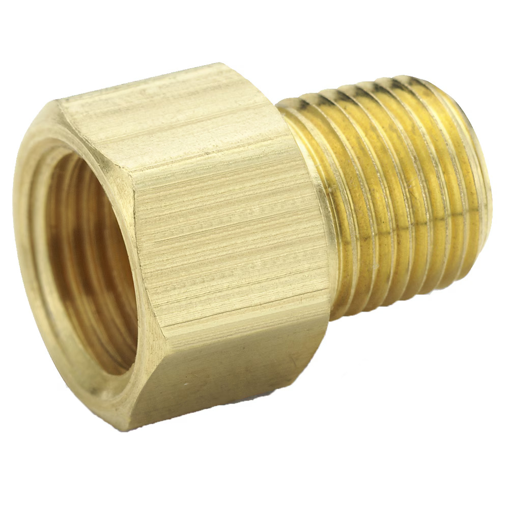 Brass Inverted Flare Fittings Connector Flare to Pipe