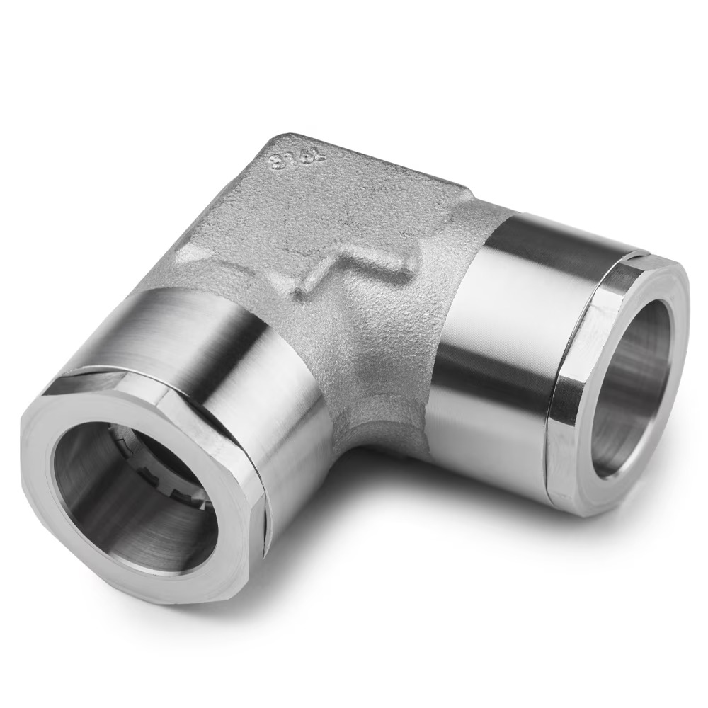 Transair® Fittings for Stainless Steel Pipe 316L Stainless 90° Elbow