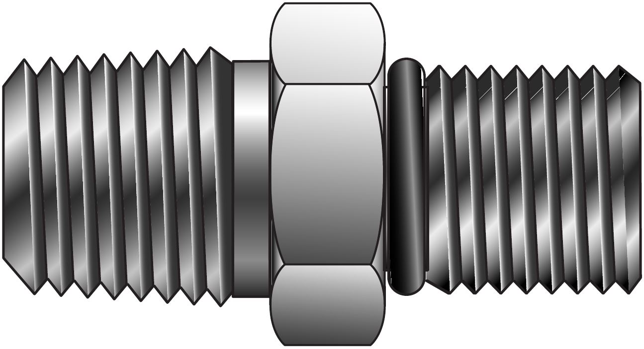 CPI - NPT Gevind Til SAE Lige Gevind Adapter For Tomme Rør