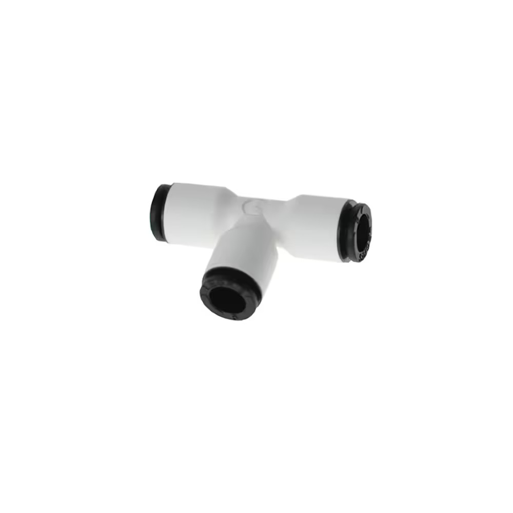 CleanFit Push-In Fittings for Life Sciences and Clean Rooms Equal Tee Bio-based Polymer