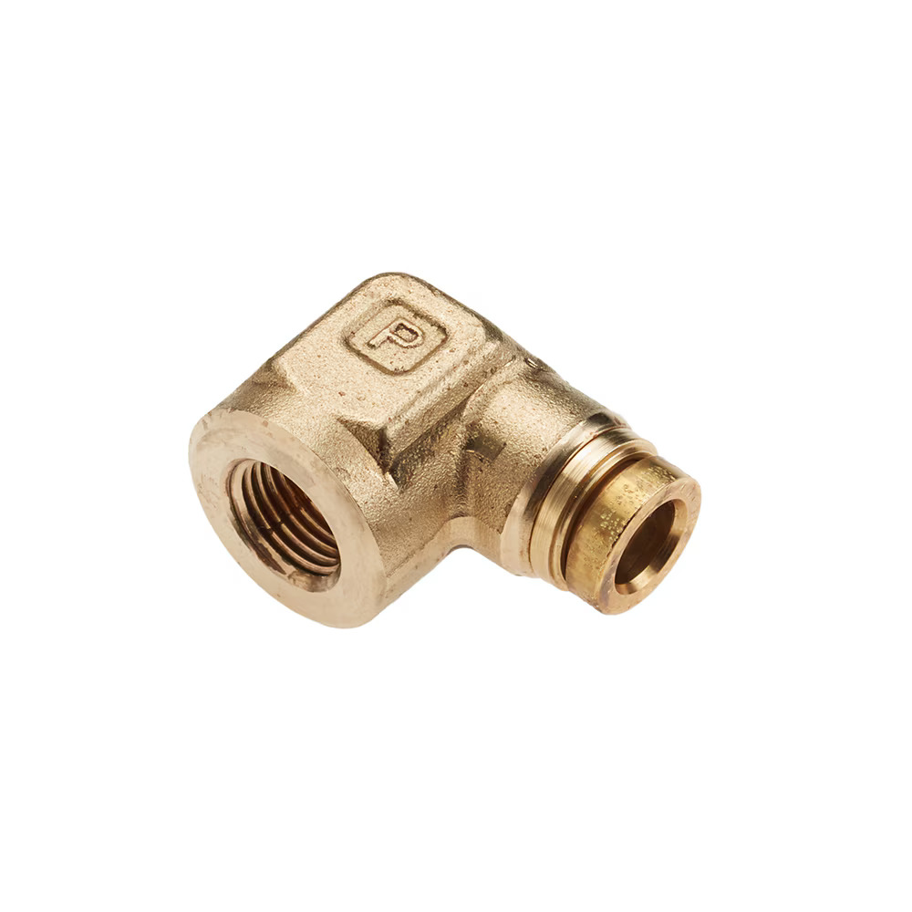 Air Brake D.O.T. composite & brass push-to-connect fittings - PTC & PTCR Elbow 90° - Rigid Tube to Pipe Push-to-Connect Female NPT