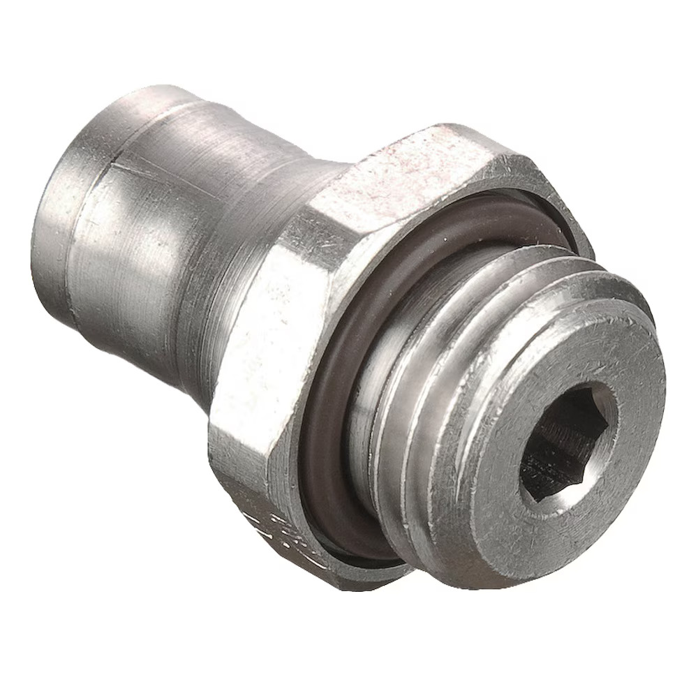 Electroless Nickel Plated Brass Push-to-Connect Fittings - Prestolok PLM Tube to Pipe Push-to-Connect Female Metric (M8
