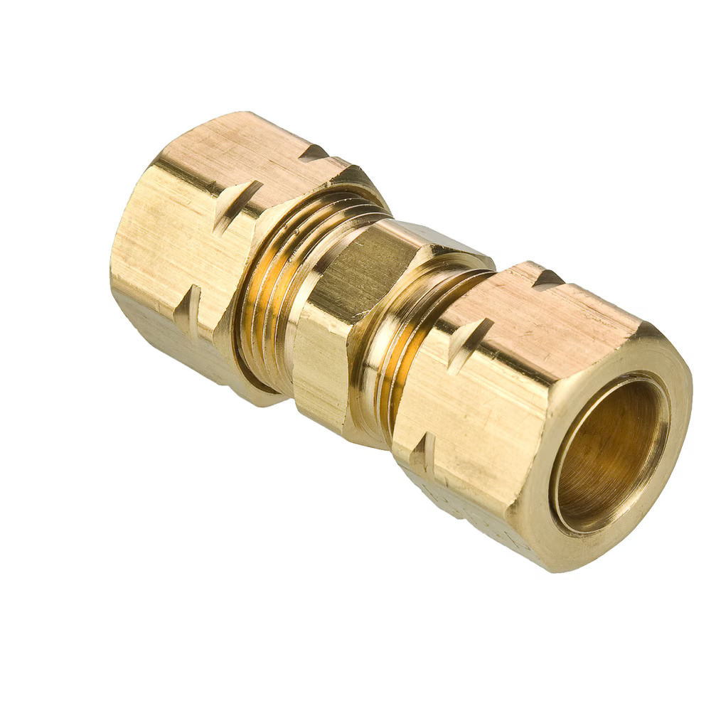 Brass Compression Fittings, Compress-Align Union Compression Compression Tube to Tube