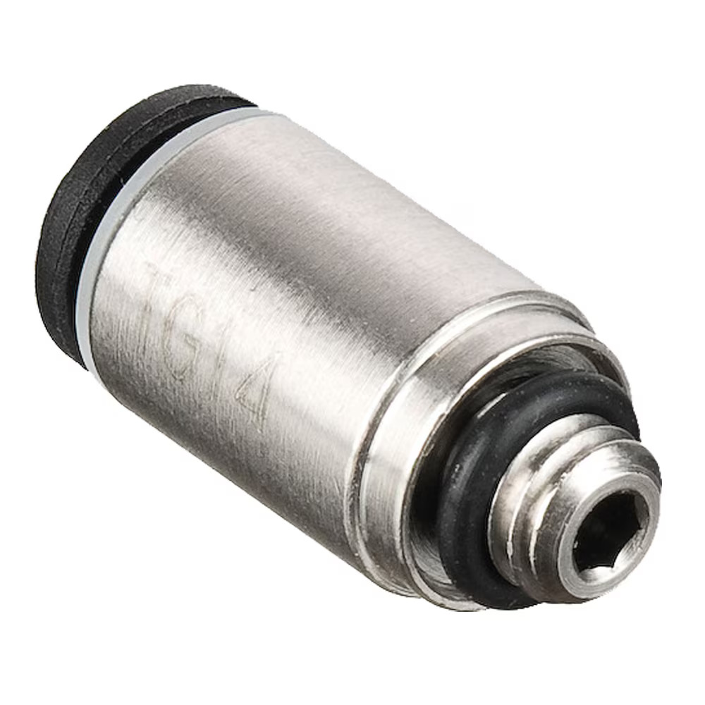 Composite Push-to-Connect Fittings - PLP Composite Round Body Connector Push-to-Connect Male UNF Threads