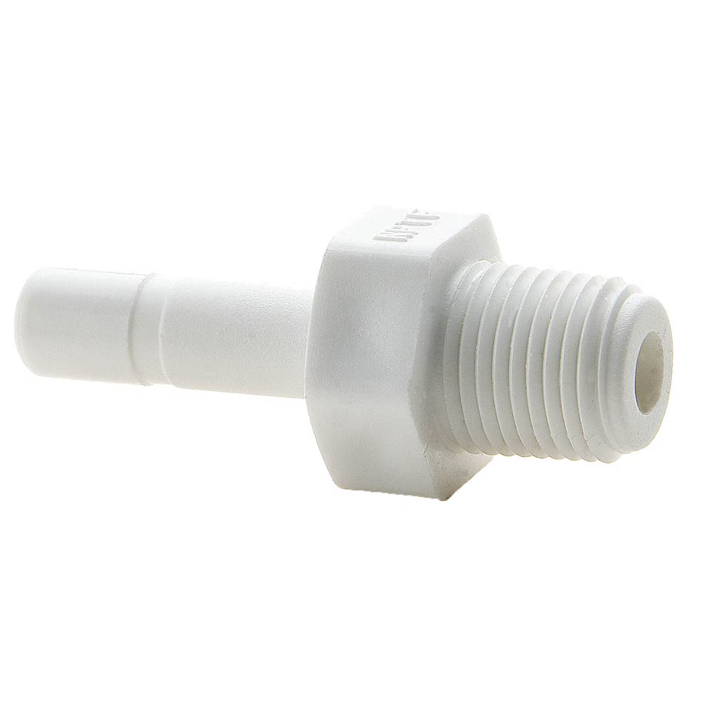 Push-to-Connect all plastic FDA compliant fitting, Parker TrueSeal Connector Tube Stem Male NPT