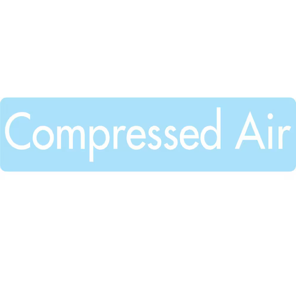 Transair Pipe Stickers Compressed Air Label