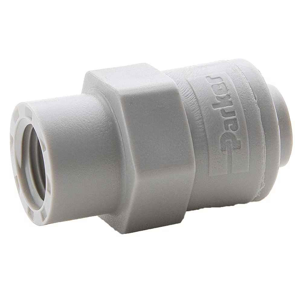 Push-to-Connect all plastic FDA compliant fitting, Parker TrueSeal Connector Push-to-Connect Female NPT