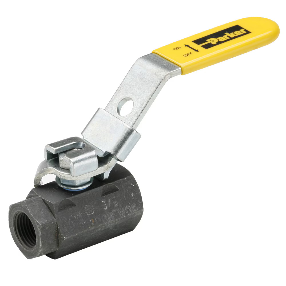 Industrial Ball Valves - Carbon Steel In Line Straight Thread  Ends