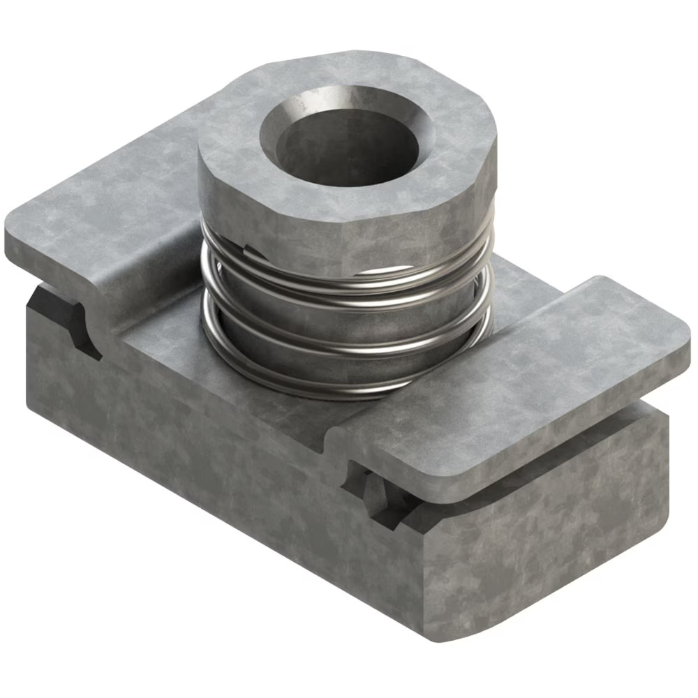 Clamps - Fixed Adaptor for channel rails Steel galvanized Cr(VI C-Series