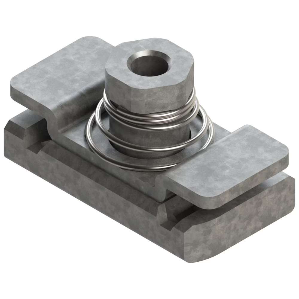 Clamps - Fixed Adaptor for channel rails Steel galvanized Cr(VI A-Series