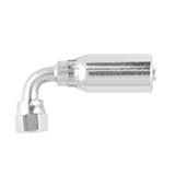 Crimp Style Hydraulic Hose Fitting – HY Series Fittings Elbow 90° Short Drop Female JIC 37° - Swivel
