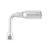Crimp Style Hydraulic Hose Fitting – HY Series Fittings Elbow 90° Long Drop Female JIC 37° - Swivel