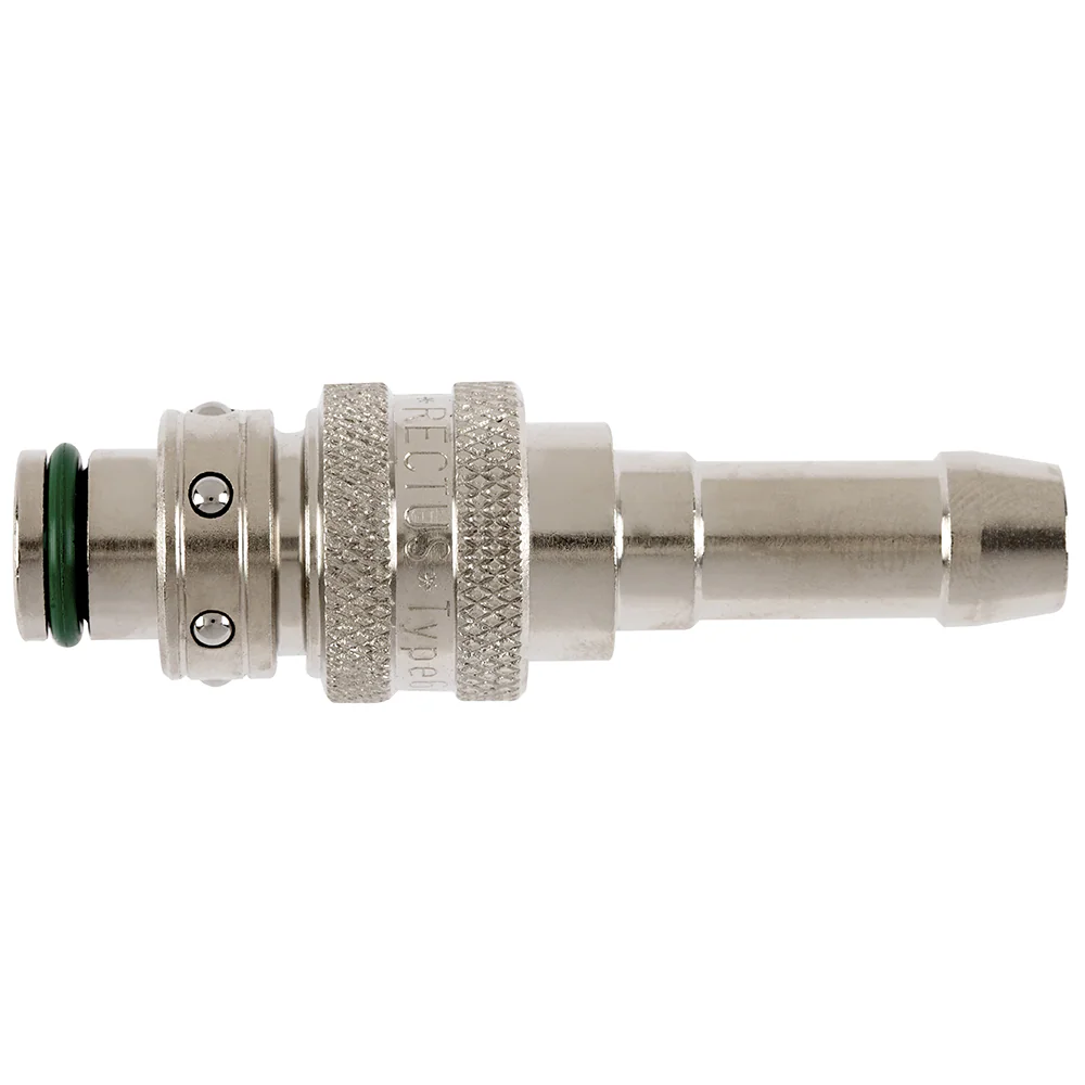 Serie 608  Straight-Through Hun Lynkobling (uden ventil) - Slangestuds - Messing