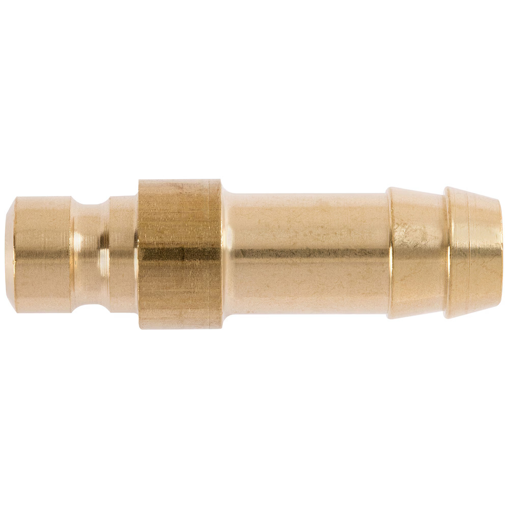 Serie 87  Straight-Through Han Lynkobling (uden ventil) - Slangestuds - Messing