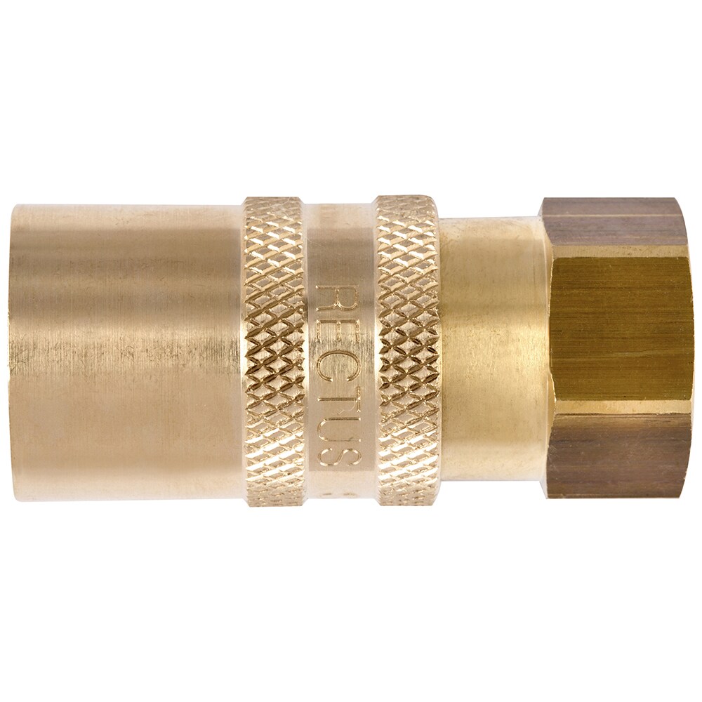 Serie 87  Straight-Through Hun Lynkobling (uden ventil) - Hun Gevind - Messing