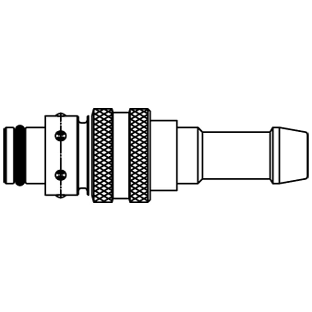 Serie 612  Straight-Through Hun Lynkobling (uden ventil) - Slangestuds - Messing