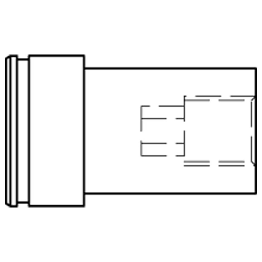 Serie 612  Straight-Through Han Lynkobling (uden ventil) - Hun Gevind - Messing