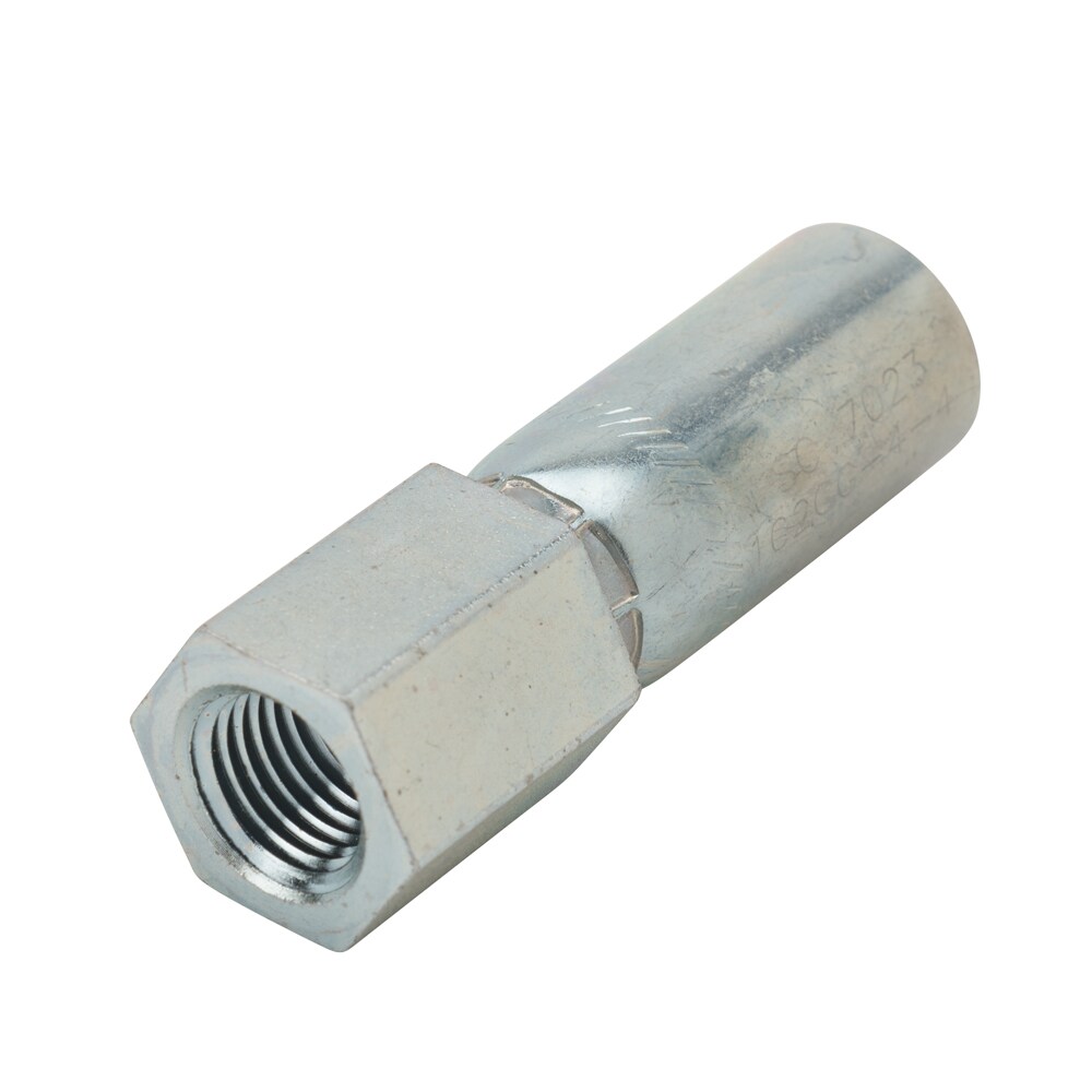 Permanent Crimp Fittings - CG Series Fittings Female NPTF Pipe - Rigid - Straight Stainless Steel