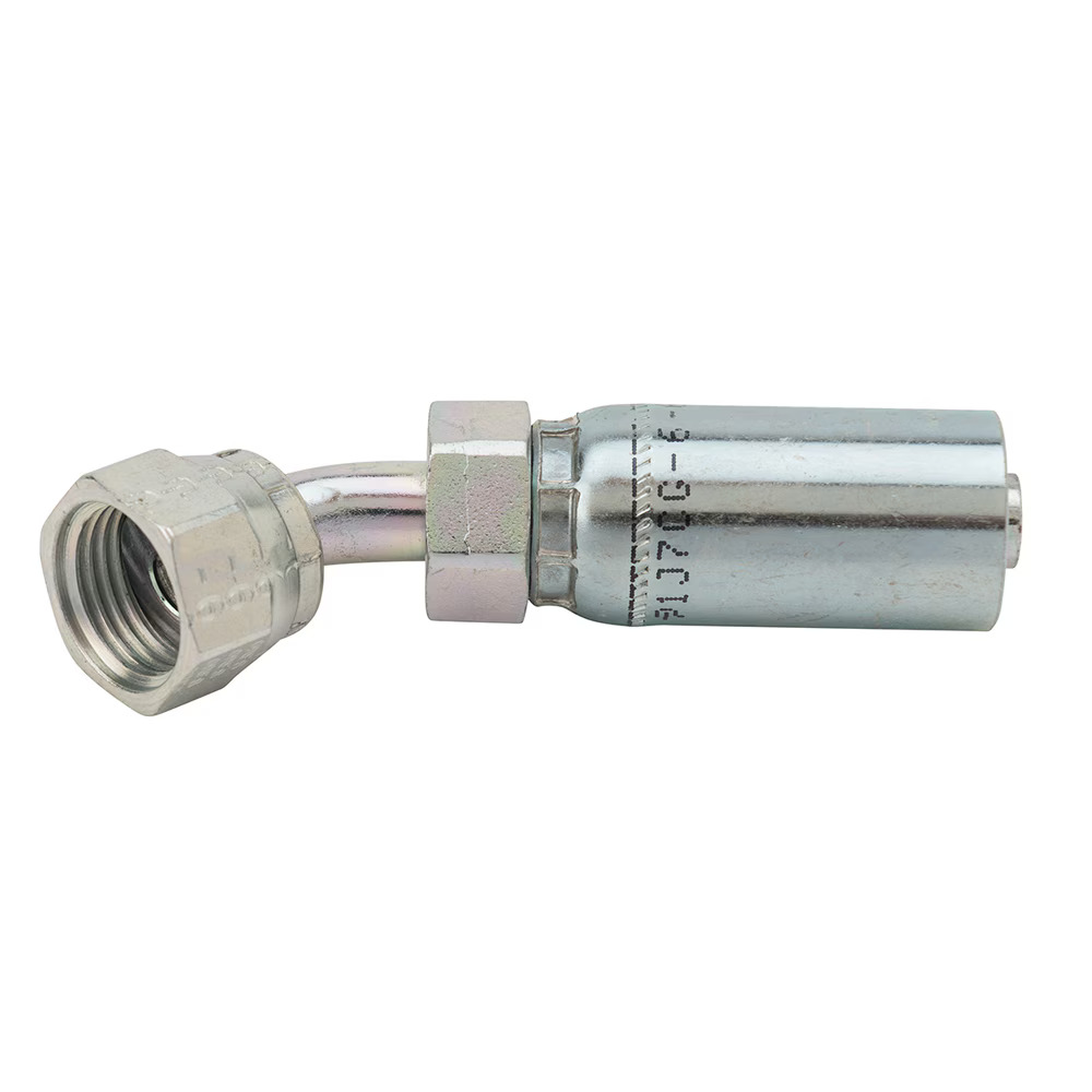 Permanent Crimp Fittings - CG Series Fittings Female Seal-Lok - Swivel - 45° Elbow Steel