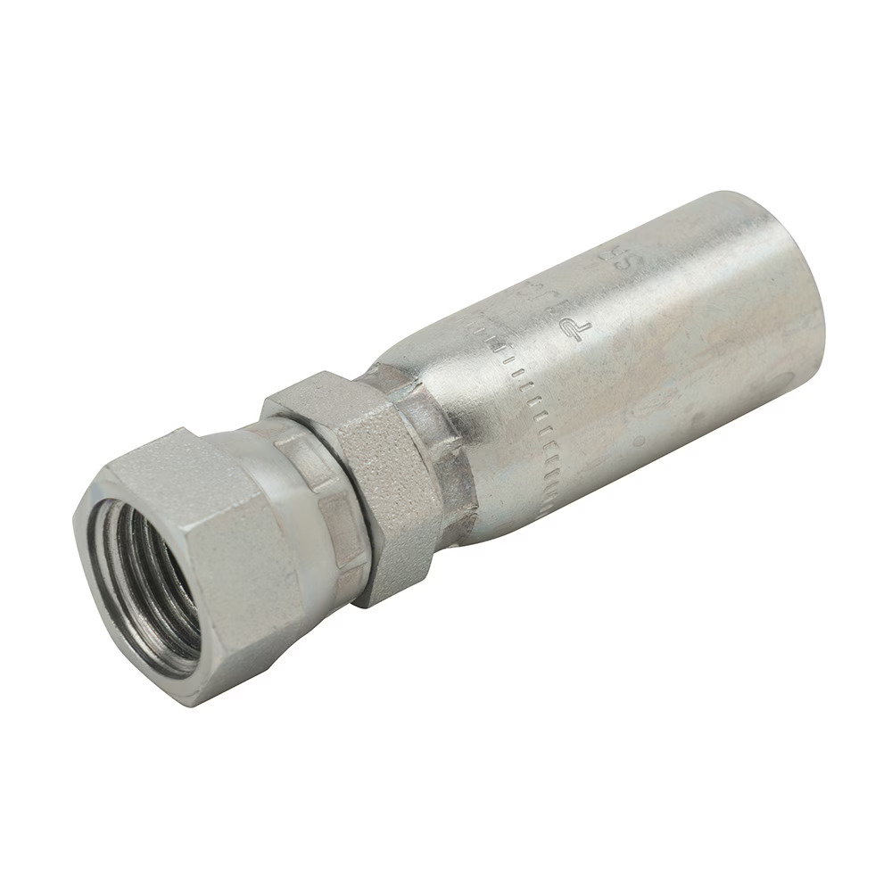 Permanent Crimp Fittings - CG Series Fittings Female Seal-Lok - Swivel - Straight - Short Steel