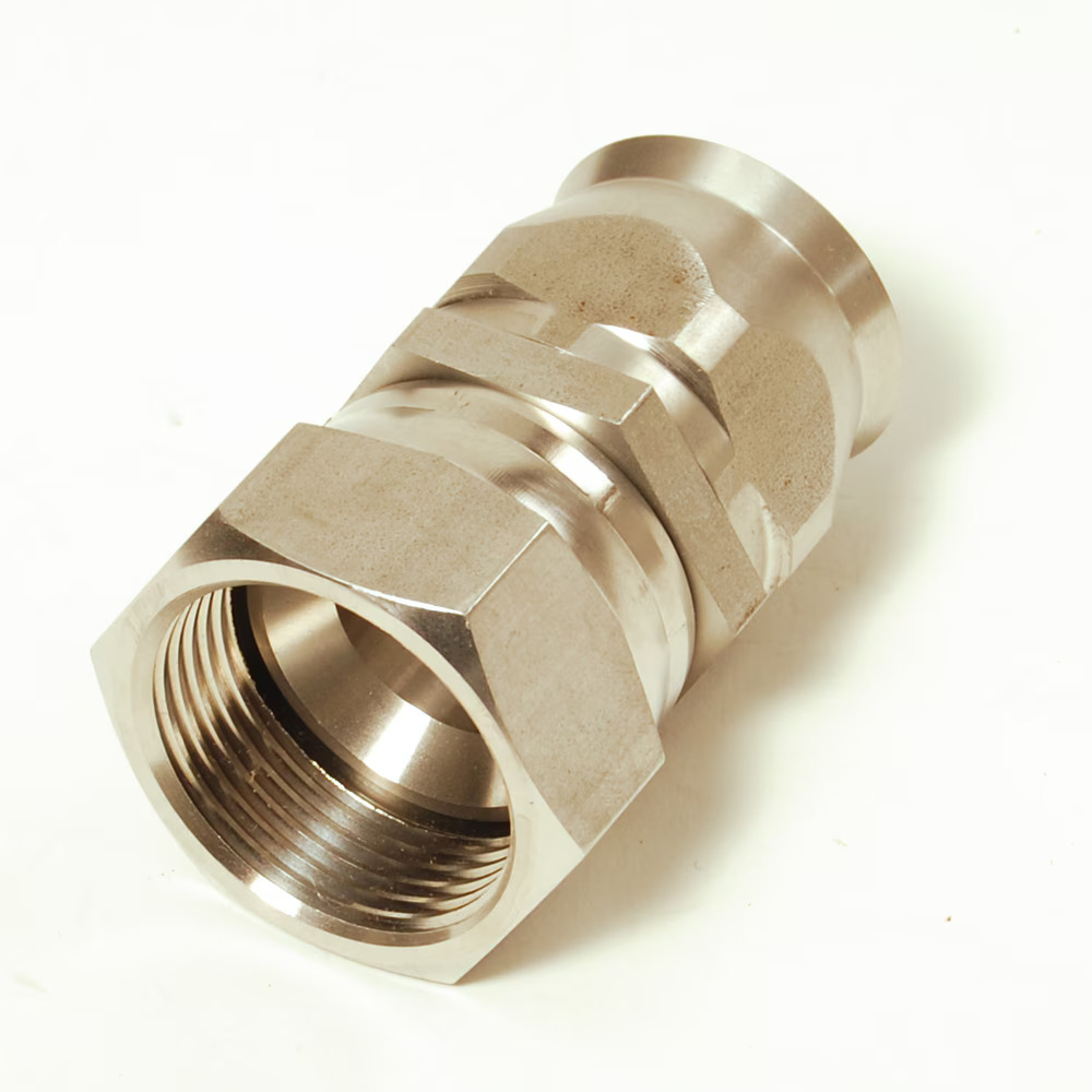 Field Attachable Fittings for PTFE Hose - 90 Series Female JIC 37° - Swivel - Straight