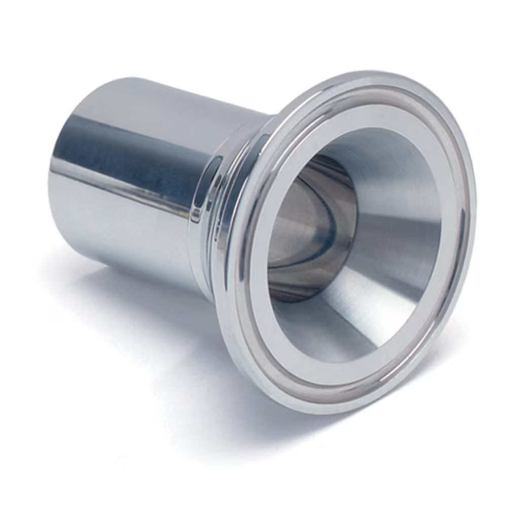 PTFE Hose “True-Bore” Fittings - PAGE Series Sanitary Flange Step Down
