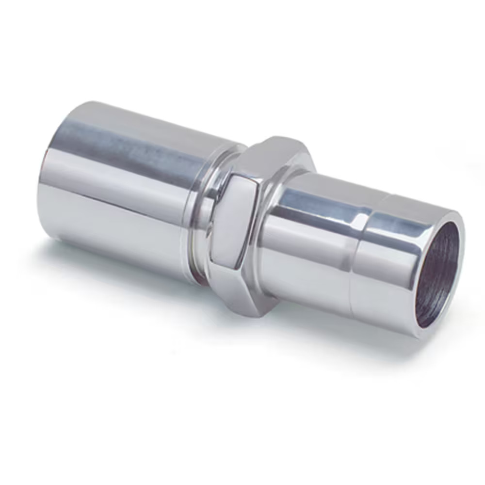 PTFE Hose “True-Bore” Fittings - PAGE Series Male Standpipe - Rigid - "V" Notch
