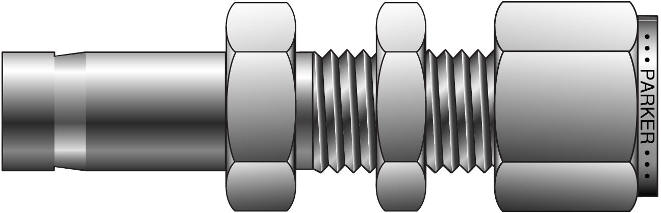 ALOK - Rør Endee Skotgennemførring Adapter For Tomme Rør