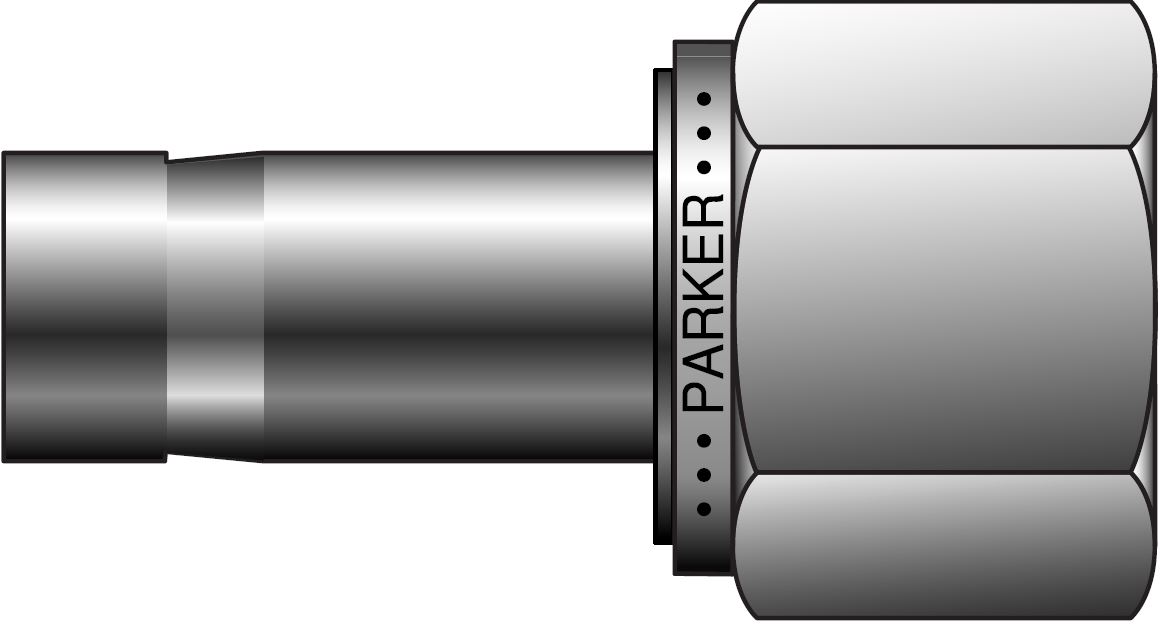 ALOK - Rør Ende NPT Hun Adapter For Metriske Rør