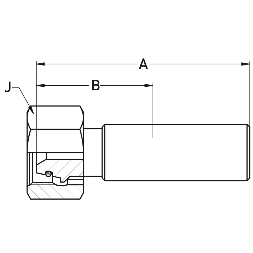 Crimped Thermoplastic UHP Hose Fittings TX Series C9 Metric