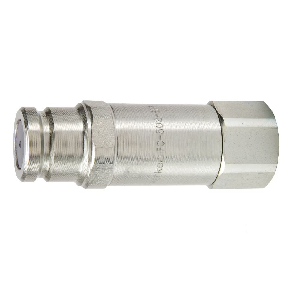 Non-Spill, Flat Face, ISO 16028 HTMA, Quick Couplings - FF and FC Series fc Male Nipple Female UNF Non-spill