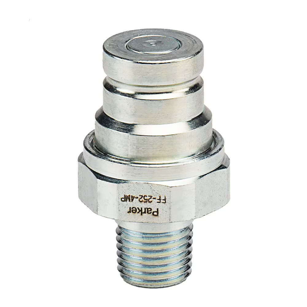 Non-Spill, Flat Face, ISO 16028 HTMA, Quick Couplings - FF and FC Series ff Male Nipple Male NPTF Non-spill