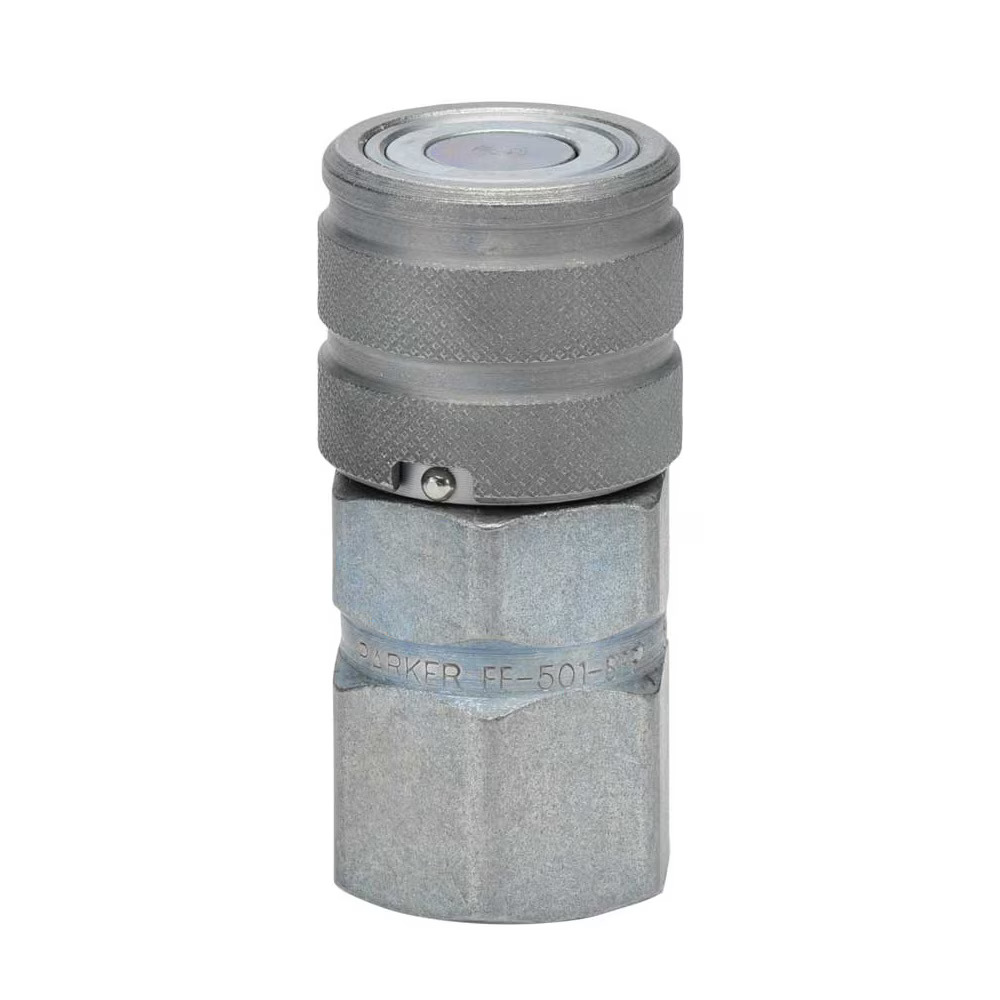Non-Spill, Flat Face, ISO 16028 HTMA, Quick Couplings - FF and FC Series ff Female Coupler Female NPTF Non-spill