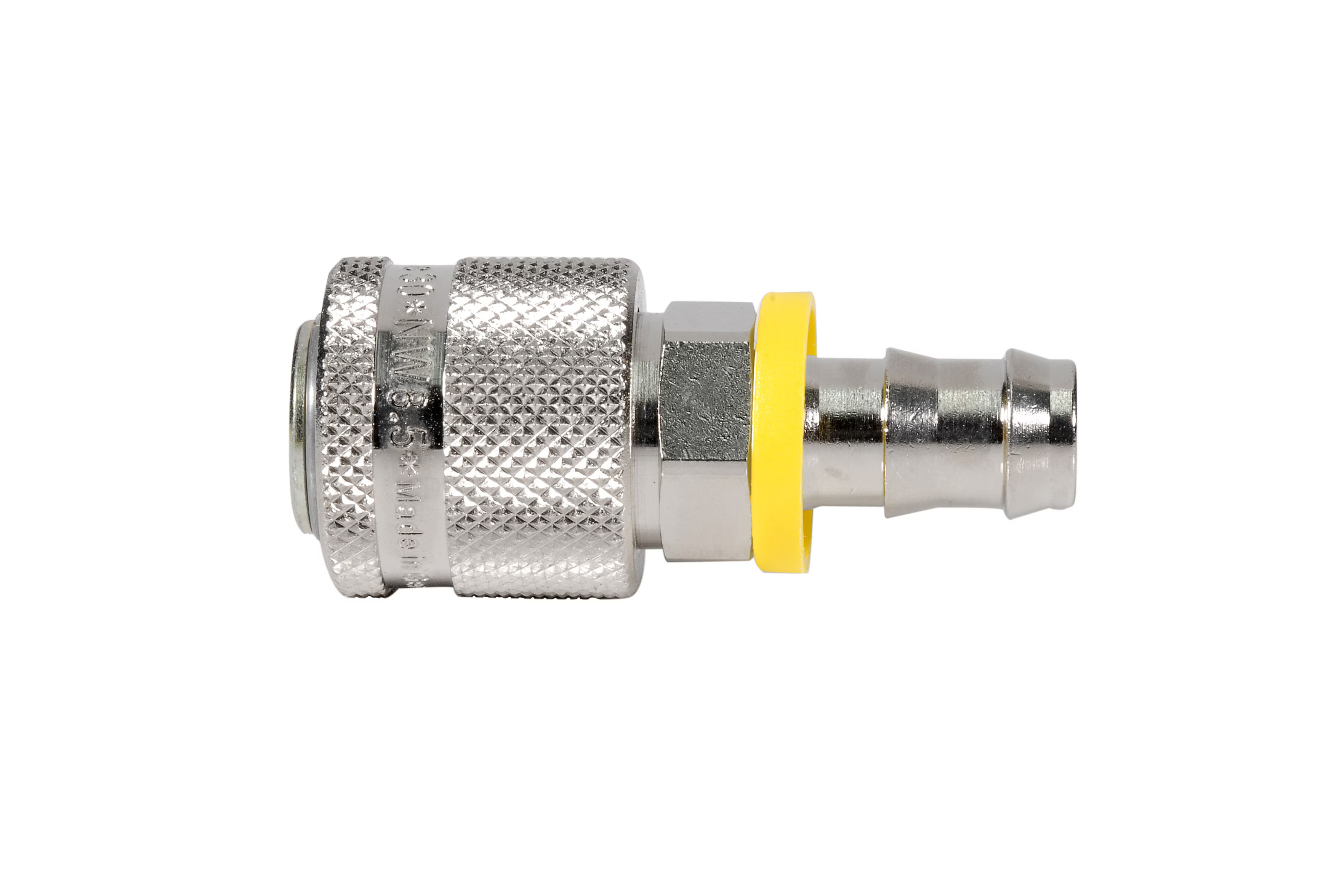 Industrial Interchange, High Flow, Quick Connect Air Couplings - Rectus 21, 23, 30 Series Coupler Push-Lok Hose Barb n/a Steel Nickel-plated