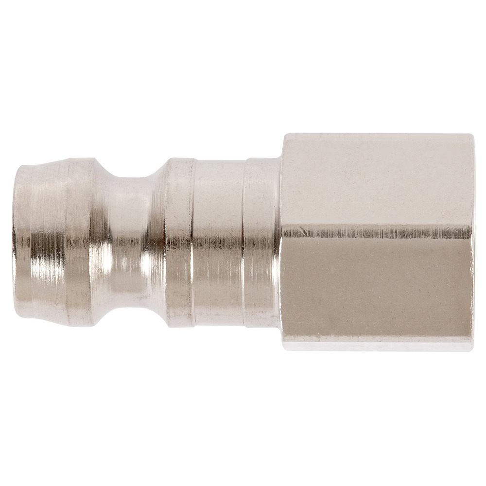 Serie 10  Straight-Through Han Lynkobling (uden ventil) - Hun Gevind - Messing