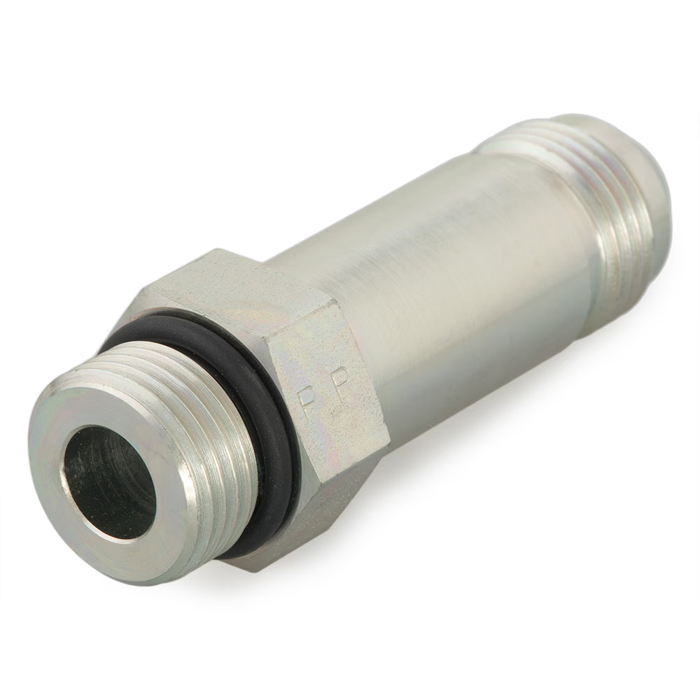 Forlænget Lige Indskruning - Triple-Lok® 37° Udkravet Ende / Udvendig UN/UNF Gevind – O-ring