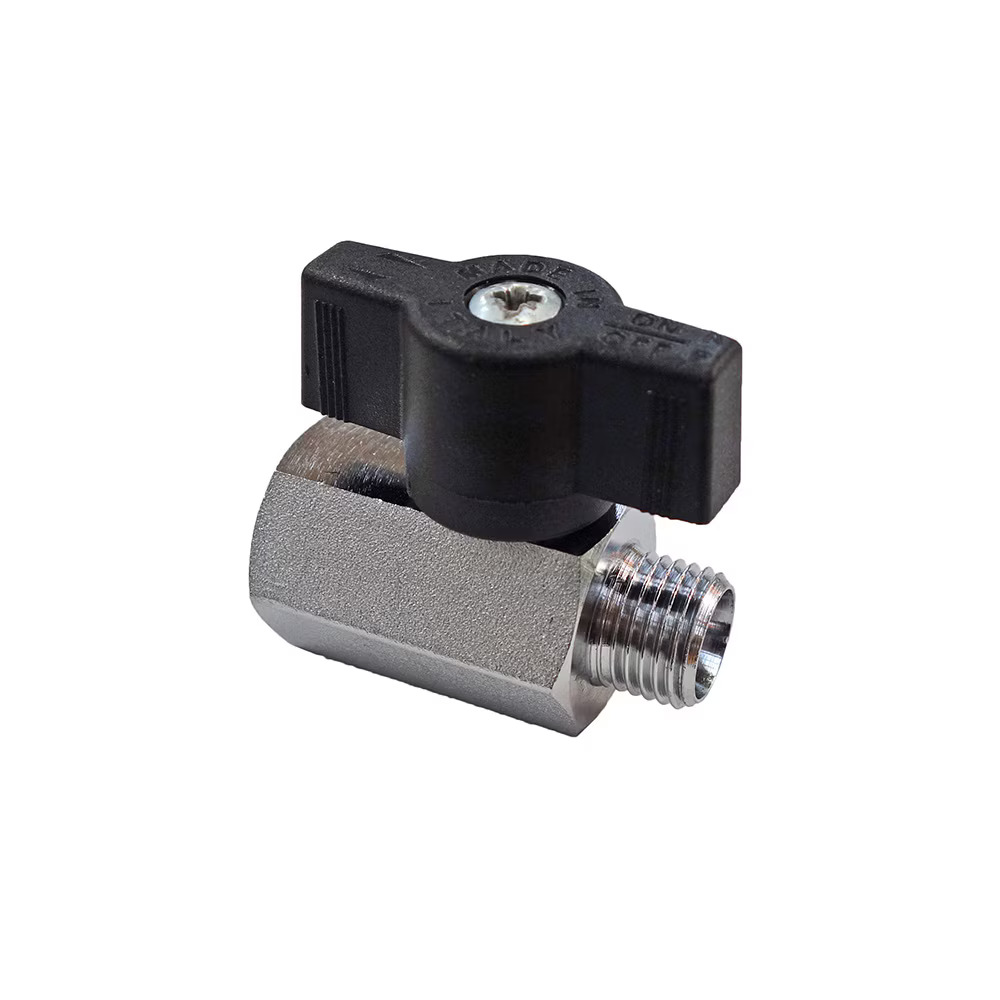 Ball Valves Standard Series 2/2 standard compact serie in-line ball valve male and female TECHNICAL POLYMER special Handle Male and Female Compact Ball Valve