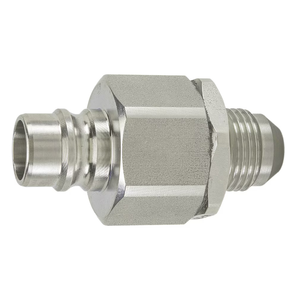 Multi-Purpose Hydraulic Quick Couplings - H Series Male Nipple PER MS33656 Poppet 316 Stainless Steel