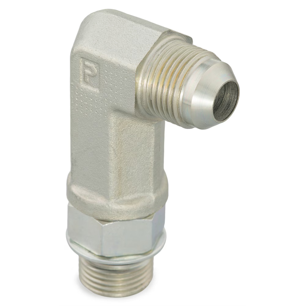 Forlænget Vinkel Indskruning - Triple-Lok® 37° Udkravet Ende / Udvendig UNF Gevind – O-ring