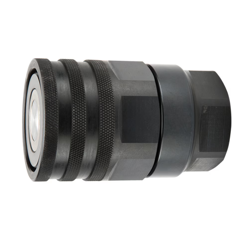 Non-Spill, Flat Face, High Pressure, Heavy Duty Hydraulic Quick Couplings  - FET Series Female Coupler Female UNF