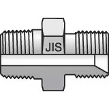 Lige Indskruning - JIS BSPP 60° Konus Ende / Udvendig BSPT Gevind