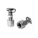 Test Point Pressure Gauge Connector With Pin-Lock