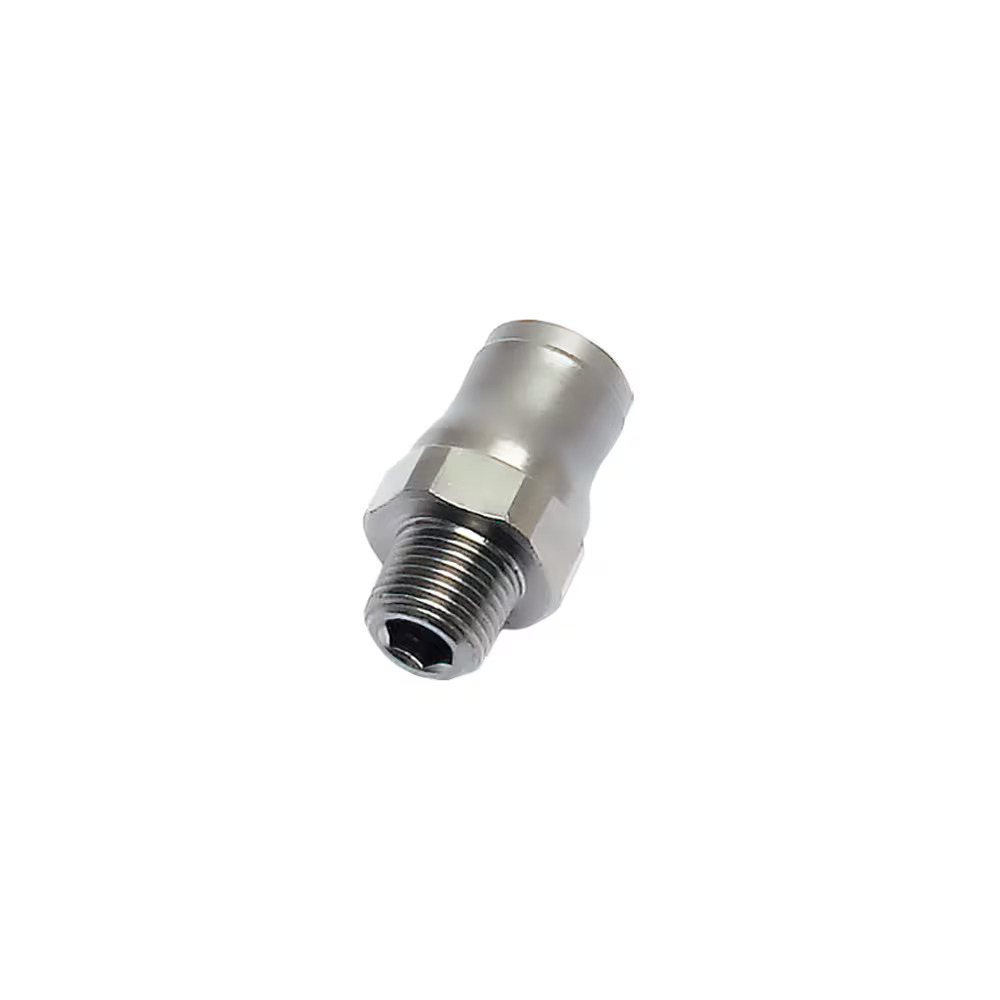 LF 3600 Chemical Nickel-Plated Brass Push-In Fittings Straight Brass FDA Chemical Nickel-plated Stud Fitting Male NPT